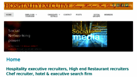 What Hospitalityexecutive.com website looked like in 2017 (6 years ago)