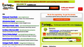 What Hulabids.com website looked like in 2011 (12 years ago)