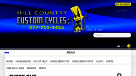 What Hillcountrycustomcycles.com website looked like in 2017 (6 years ago)