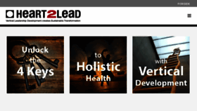 What Heart2lead.com website looked like in 2017 (6 years ago)