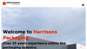 What Harrisonspackaging.co.uk website looked like in 2017 (6 years ago)