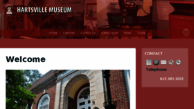 What Hartsvillemuseum.org website looked like in 2017 (6 years ago)