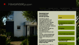 What Havearkitektgruppen.dk website looked like in 2017 (6 years ago)