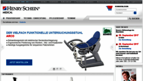 What Henryschein-med.de website looked like in 2017 (6 years ago)