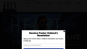 What Hollanddavis.com website looked like in 2017 (6 years ago)