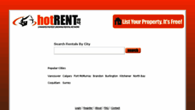What Hotrent.ca website looked like in 2017 (6 years ago)