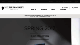 What Helenkaminski.com website looked like in 2017 (6 years ago)
