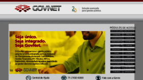 What Homologacao.govnet.com.br website looked like in 2017 (6 years ago)