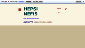 What Hepsinefis.com website looked like in 2017 (6 years ago)