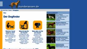 What Hunderassen.de website looked like in 2017 (6 years ago)