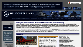 What Helicopterlinks.com website looked like in 2017 (6 years ago)
