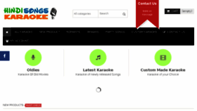 What Hindisongskaraoke.com website looked like in 2017 (6 years ago)