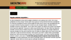 What Hayatinsirri.net website looked like in 2017 (6 years ago)