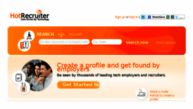 What Hotrecruiter.com website looked like in 2017 (6 years ago)