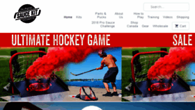 What Hockeysaucekit.com website looked like in 2017 (6 years ago)