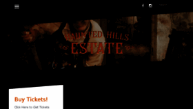 What Hauntedhillsestate.com website looked like in 2017 (6 years ago)