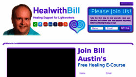 What Healwithbill.com website looked like in 2017 (6 years ago)