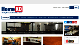 What Homeko.com website looked like in 2017 (6 years ago)