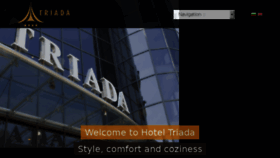 What Hoteltriada.com website looked like in 2017 (6 years ago)
