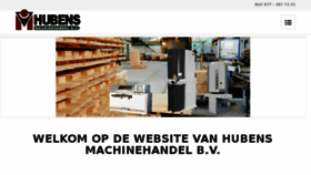 What Hubens.nl website looked like in 2017 (6 years ago)