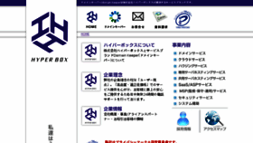 What Hyperbox.co.jp website looked like in 2017 (6 years ago)