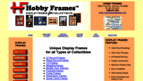 What Hobbyframes.com website looked like in 2017 (6 years ago)