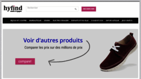 What Hyfind.fr website looked like in 2017 (6 years ago)