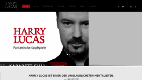 What Harrylucas.com website looked like in 2017 (6 years ago)