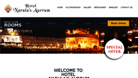 What Hotelnarulasaurrum.com website looked like in 2017 (6 years ago)