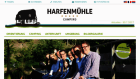 What Harfenmuehle.de website looked like in 2017 (6 years ago)