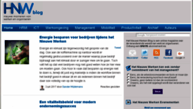 What Hetnieuwewerkenblog.nl website looked like in 2017 (6 years ago)