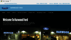 What Harwoodford.com website looked like in 2017 (6 years ago)
