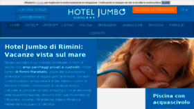 What Hoteljumbo.it website looked like in 2017 (6 years ago)