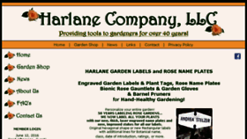 What Harlane.com website looked like in 2017 (6 years ago)