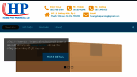 What Hoangphatpacking.vn website looked like in 2017 (6 years ago)