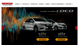 What Honda.net.my website looked like in 2017 (6 years ago)