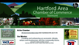 What Hartfordvtchamber.com website looked like in 2017 (6 years ago)