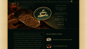 What Highlandcoffeesbr.com website looked like in 2017 (6 years ago)