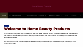 What Homebeautyproducts.co.uk website looked like in 2017 (6 years ago)