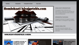What Homlokzati-hoszigeteles.com website looked like in 2017 (6 years ago)