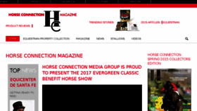 What Horseconnection.com website looked like in 2017 (6 years ago)