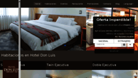 What Hoteldonluis.cl website looked like in 2017 (6 years ago)