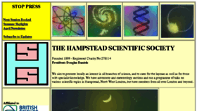 What Hampsteadscience.ac.uk website looked like in 2017 (6 years ago)