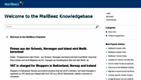What Helpdesk.mailbeez.com website looked like in 2017 (6 years ago)