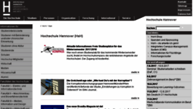 What Hochschule-hannover.de website looked like in 2017 (6 years ago)