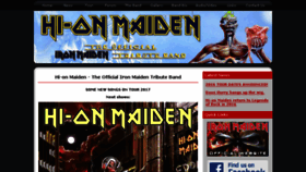 What Hi-onmaiden.com website looked like in 2017 (6 years ago)