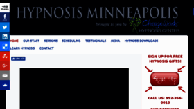 What Hypnosisminneapolis.com website looked like in 2017 (6 years ago)