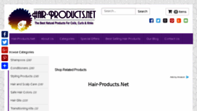 What Hair-products.net website looked like in 2017 (6 years ago)