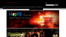 What Hopechurch.no website looked like in 2017 (6 years ago)