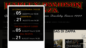 What Harley-davidson-monza.com website looked like in 2017 (7 years ago)